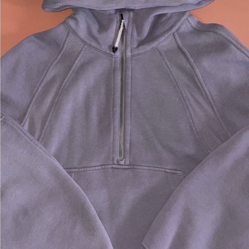 Lululemon Athletica Purple Scuba Oversized Cropped Hoodie XS/S - Picture 3 of 6